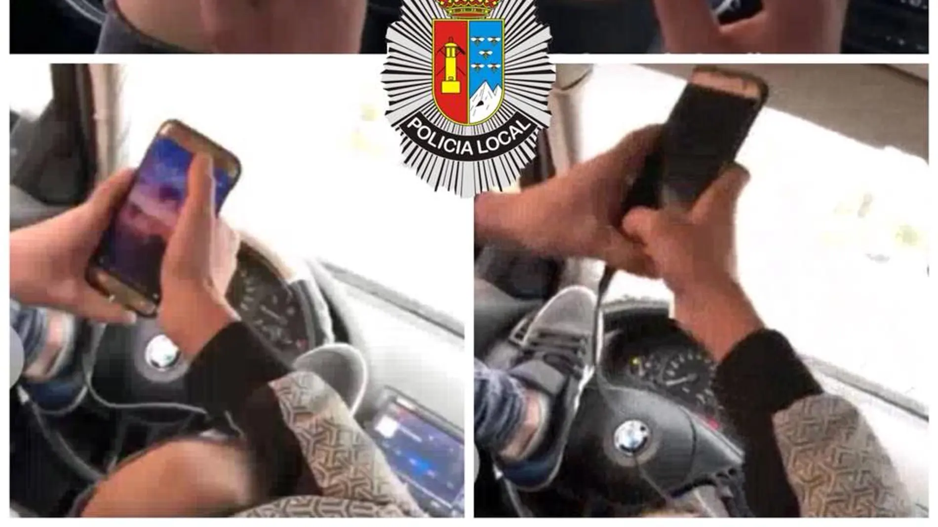 hombre conduce con los pies hombre conduce con los pies