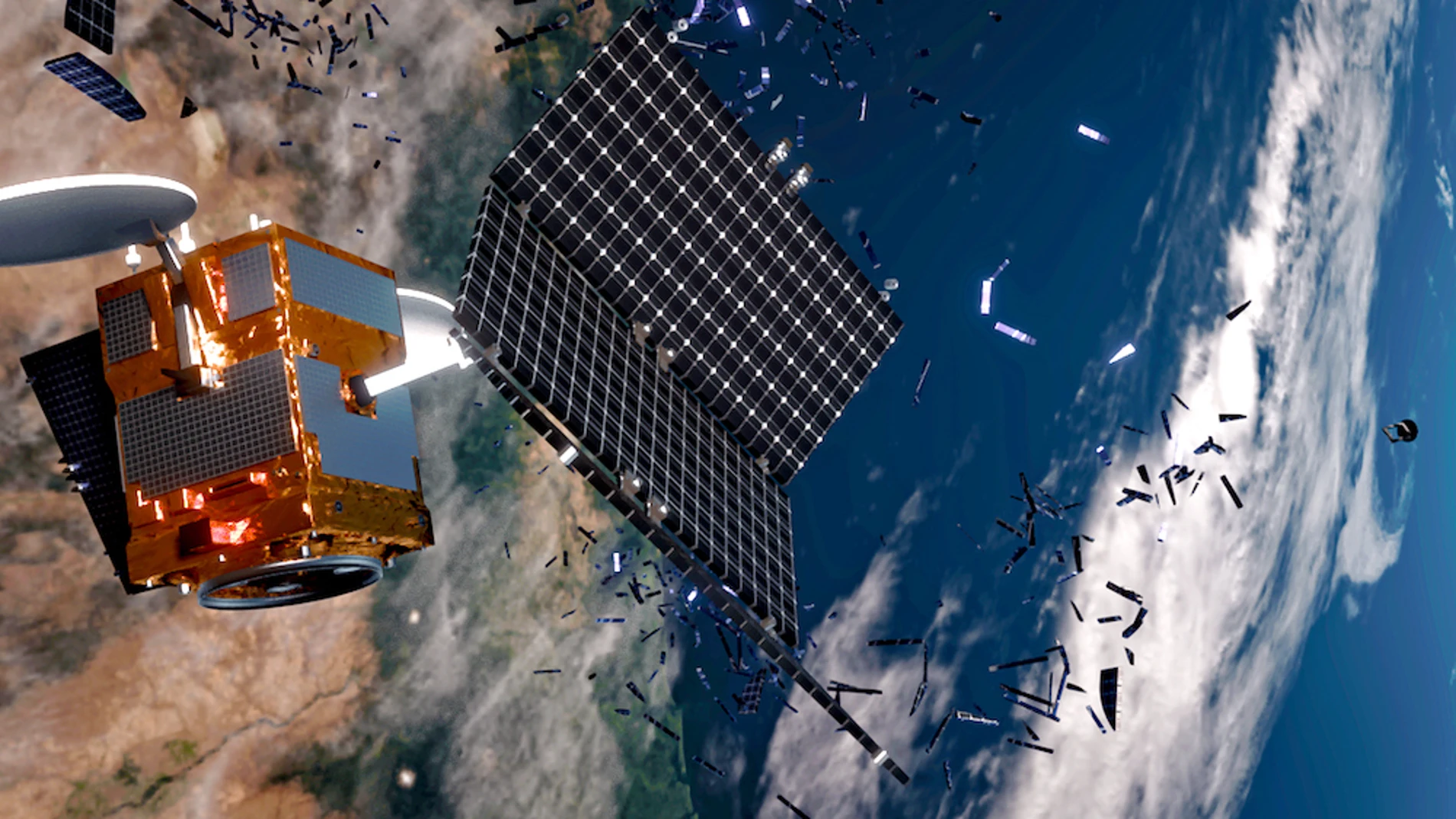 Se han registrado más de 290 explosiones de satélites en órbita desde 1961 Se han registrado más de 290 explosiones de satélites en órbita desde 1961