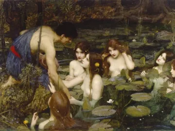 El cuadro 'Hilas y las ninfas' El cuadro 'Hilas y las ninfas'