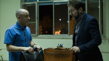 Javier Gutiérrez y Antonio de la Torre en 'El autor'