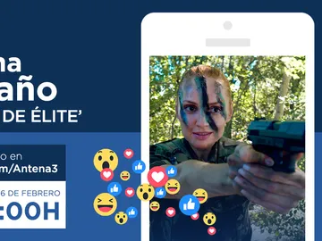 Cristina Castaño estará el martes en directo con los seguidores de 'Cuerpo de Élite' en Facebook Live Cristina Castaño estará el martes en directo con los seguidores de 'Cuerpo de Élite' en Facebook Live