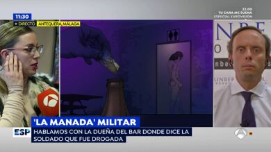María, la dueña del bar donde la soldado fue supuestamente drogada: 
