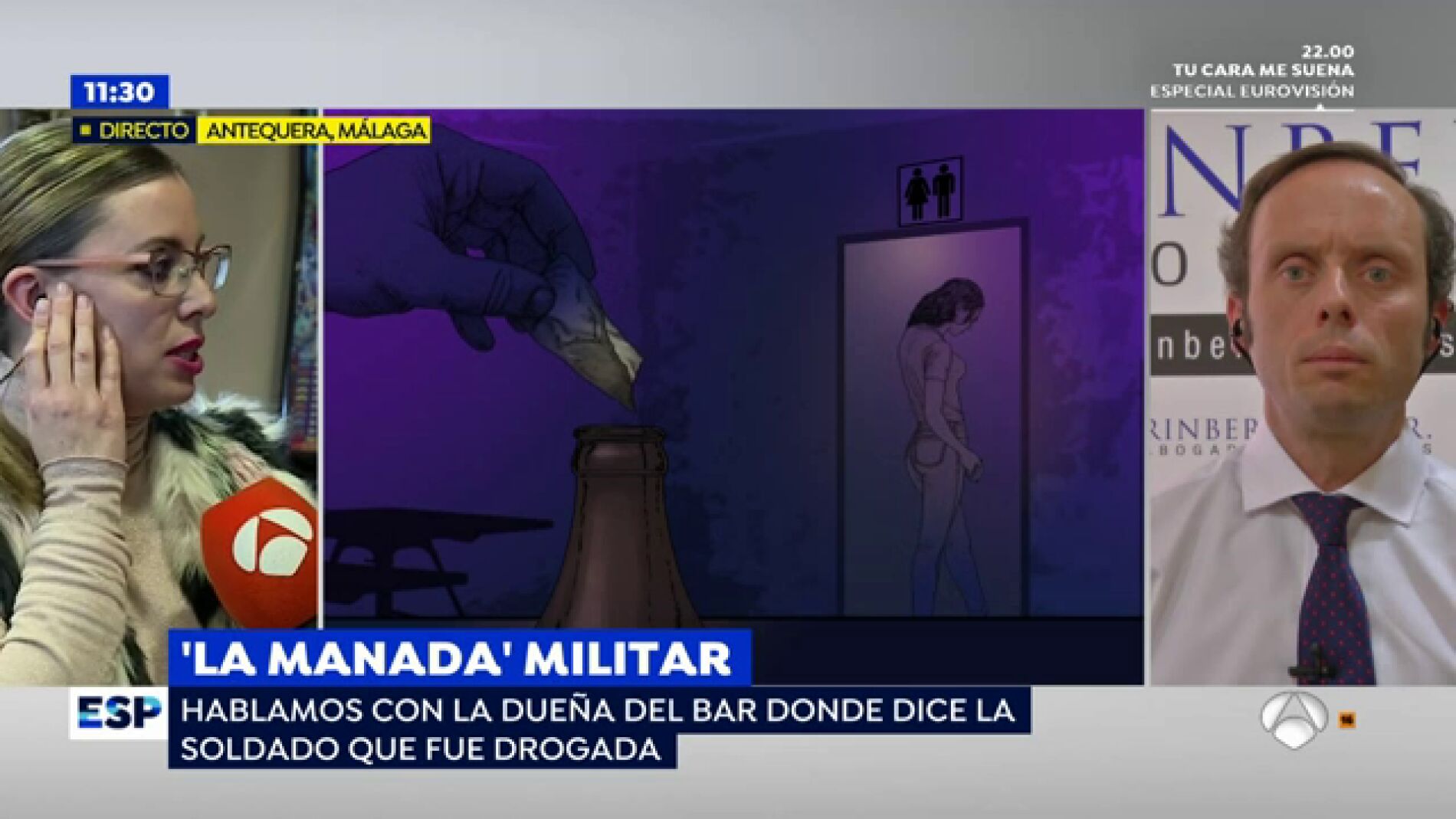 la due&ntilde;a del bar donde la soldado fue supuestamente drogada