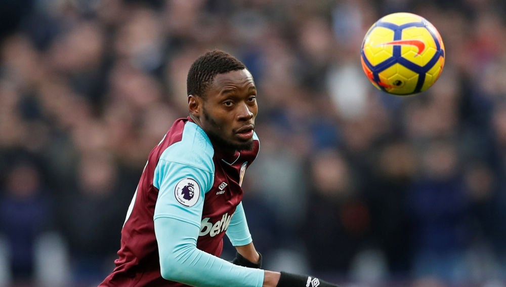 Sakho, durante un partido con el West Ham
