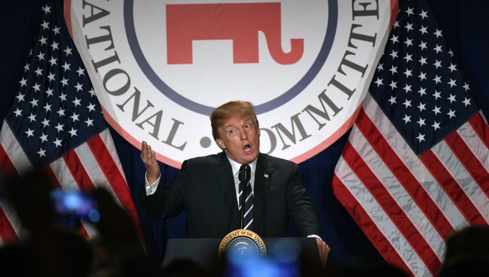 El presidente de los Estados Unidos, Donald Trump