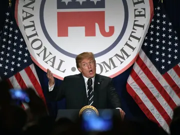 El presidente de los Estados Unidos, Donald Trump El presidente de los Estados Unidos, Donald Trump