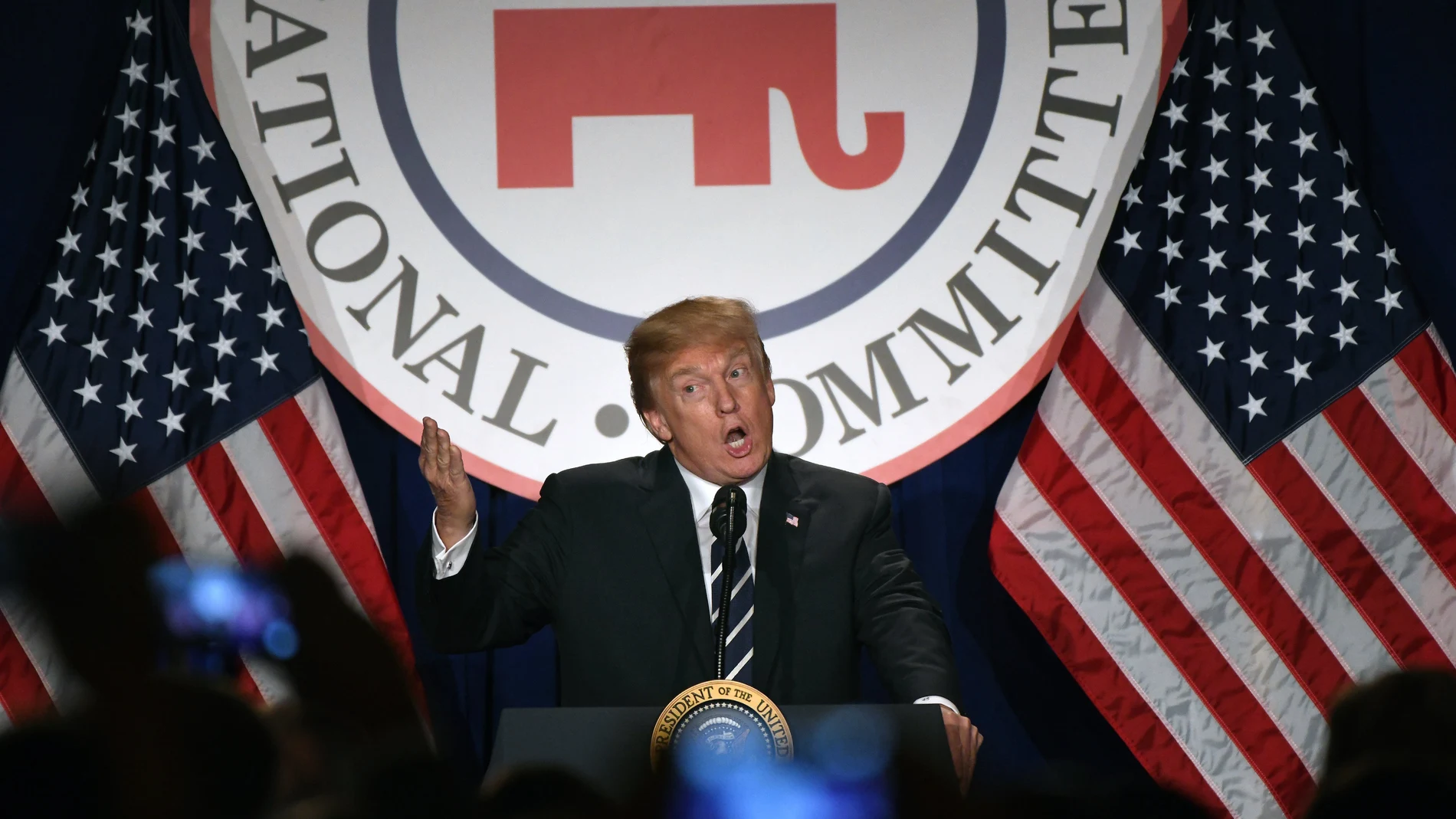 El presidente de los Estados Unidos, Donald Trump El presidente de los Estados Unidos, Donald Trump
