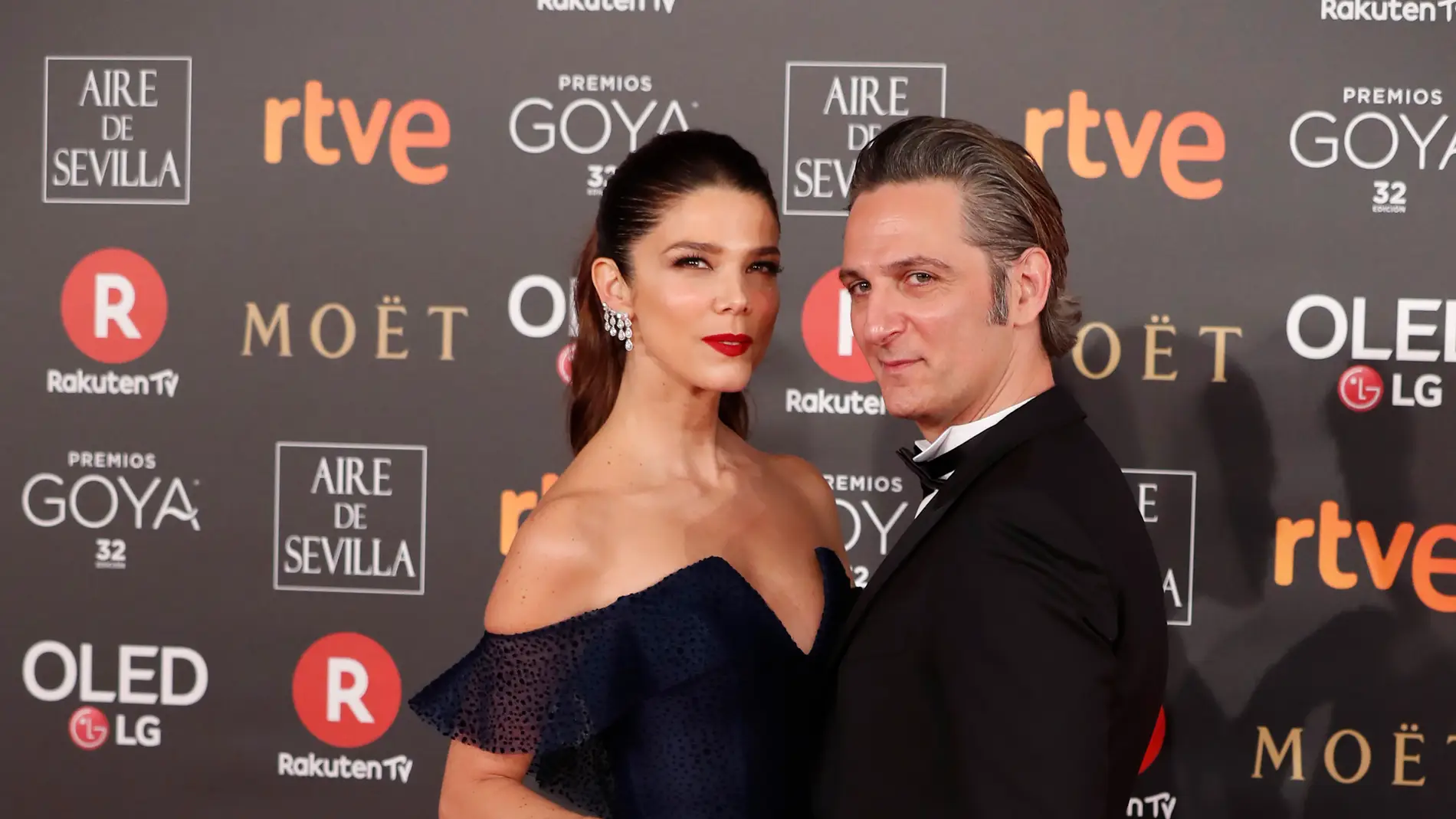 Una de las parejas más bonitas de la noche Juana Acosta y Ernesto Alterio