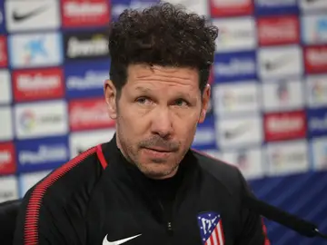 Diego Simeone, en rueda de prensa Diego Simeone, en rueda de prensa