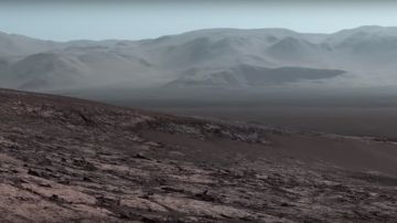Imagen panorámica de Marte