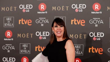 Mabel Lozano ha optado por el negro