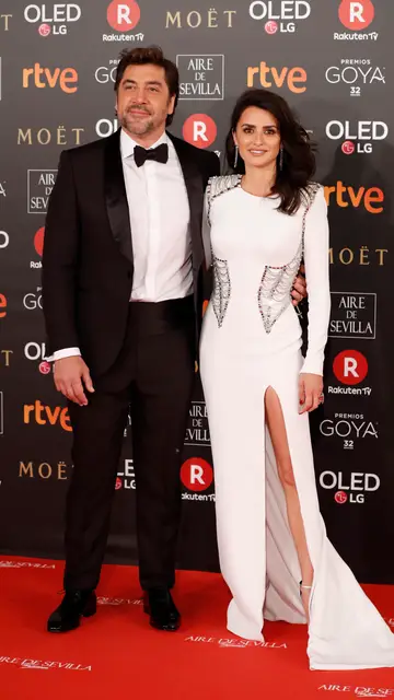 Penélope Cruz y Javier Bardem Premios Goya 2018