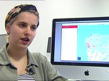 Una joven gallega diseña el 'mapa del miedo' para mostrar los lugares en los que se han producido agresiones sexuales