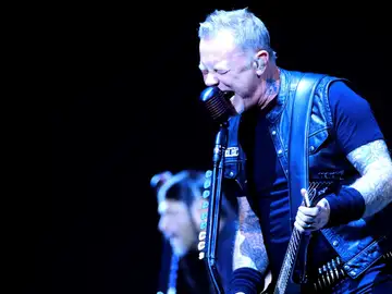El guitarrista y cantante del grupo Metallica El guitarrista y cantante del grupo Metallica