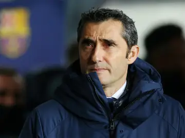 Ernesto Valverde en el partido ante el Espanyol Ernesto Valverde en el partido ante el Espanyol