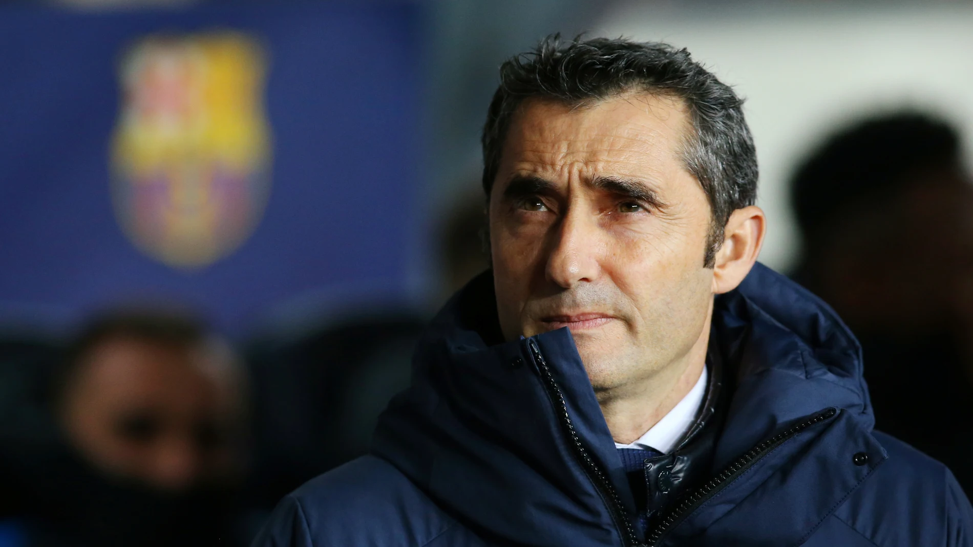 Ernesto Valverde en el partido ante el Espanyol Ernesto Valverde en el partido ante el Espanyol