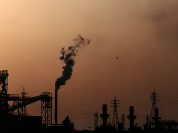 La planta siderúrgica que provoca la contaminación La planta siderúrgica que provoca la contaminación