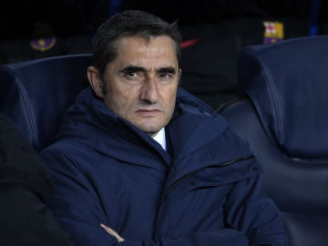 Ernesto Valverde, entrenador del Barcelona