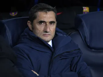 Ernesto Valverde, entrenador del Barcelona Ernesto Valverde, entrenador del Barcelona