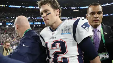 Tom Brady, cabizbajo tras la derrota Tom Brady, cabizbajo tras la derrota