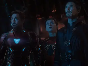 Iron Man, SpiderMan y Dr. Extraño en 'Vengadores: Infinity War' Iron Man, SpiderMan y Dr. Extraño en 'Vengadores: Infinity War'