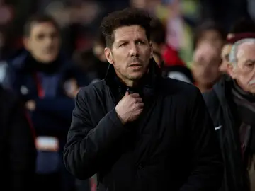 Simeone, en el Wanda Metropolitano Simeone, en el Wanda Metropolitano