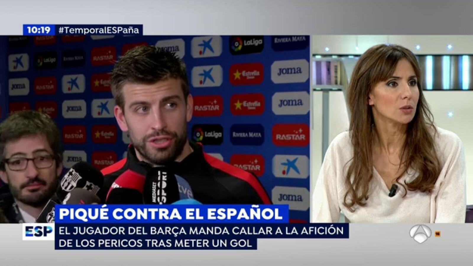 Piqué, sobre su gesto a la grada: 