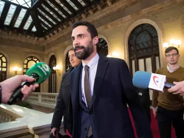 El presidente del Parlament, Roger Torrent El presidente del Parlament, Roger Torrent