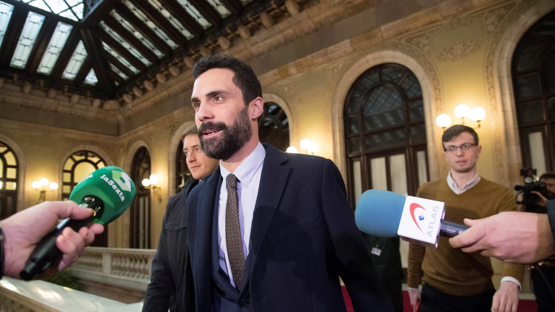 El presidente del Parlament, Roger Torrent El presidente del Parlament, Roger Torrent