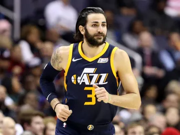 Ricky Rubio, durante un partido de los Jazz Ricky Rubio, durante un partido de los Jazz
