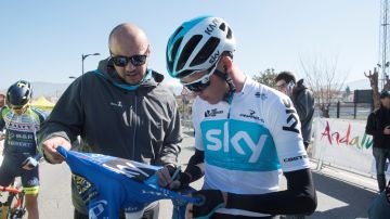 Chris Froome, en la Vuelta a Andalucía