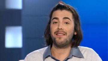 Salvador Sobral en la televisión de Portugal