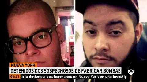 Dos hermanos detenidos en Nueva York acusados de fabricar material explosivo Dos hermanos detenidos en Nueva York acusados de fabricar material explosivo