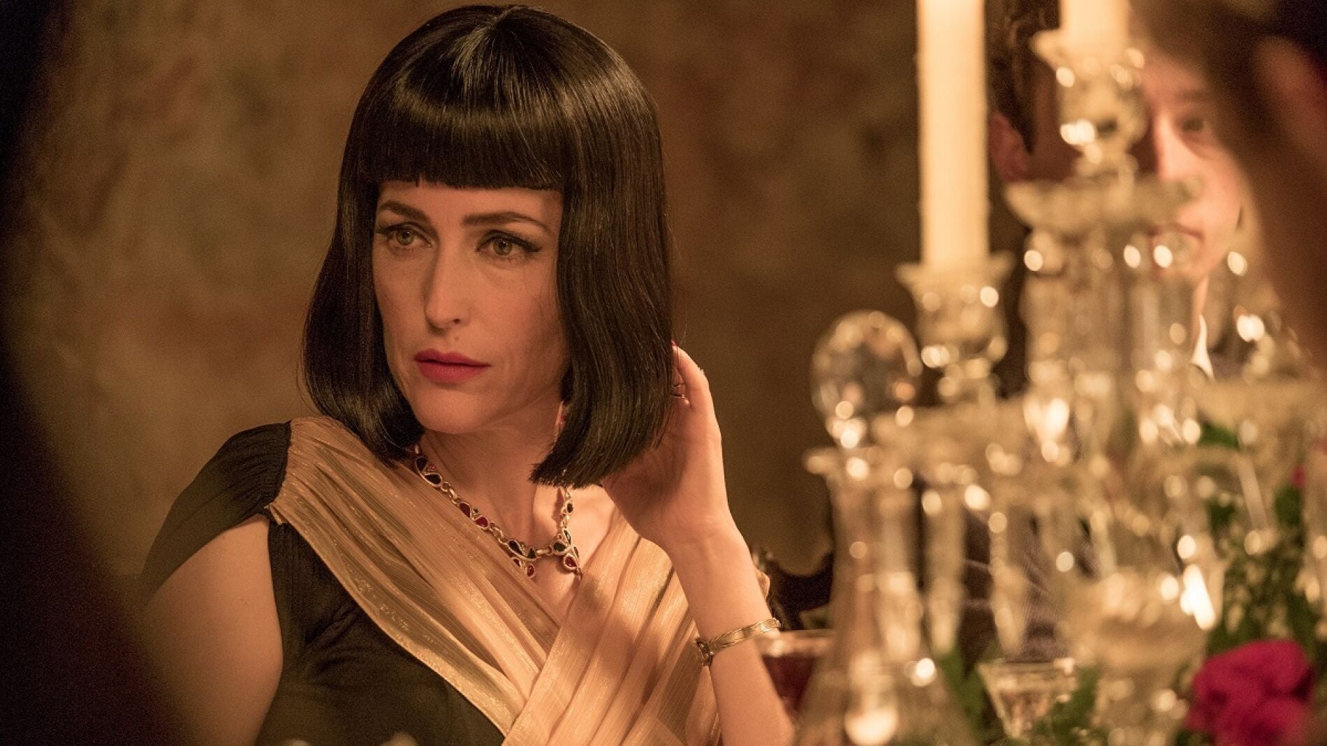 Gillian Anderson en 'La casa torcida'