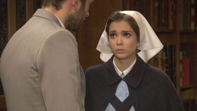 Laura, aterrada ante Saúl: 