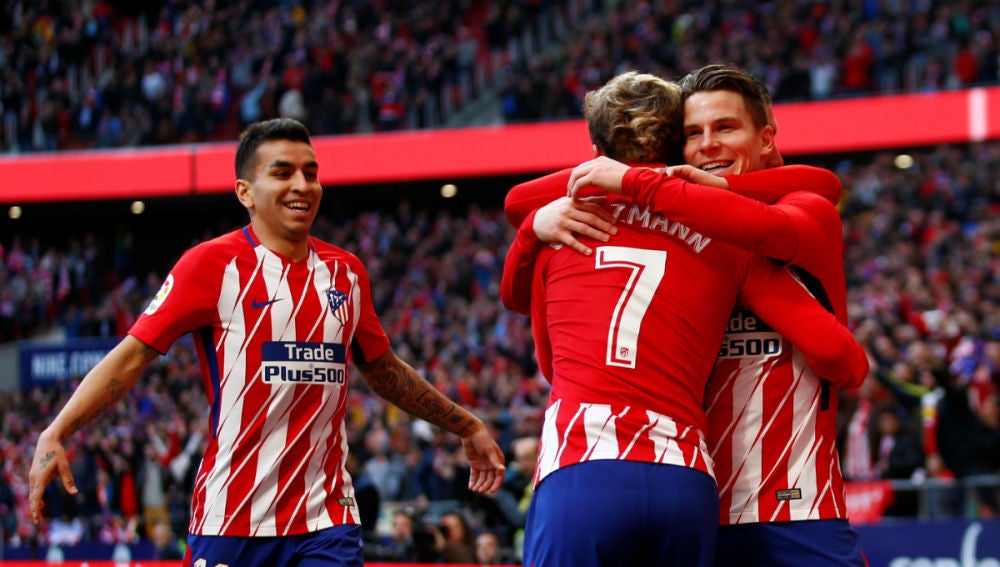 Griezmann se abraza a Gameiro