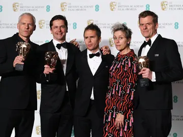 'Tres anuncios en las afueras' triunfa en los BAFTA 'Tres anuncios en las afueras' triunfa en los BAFTA