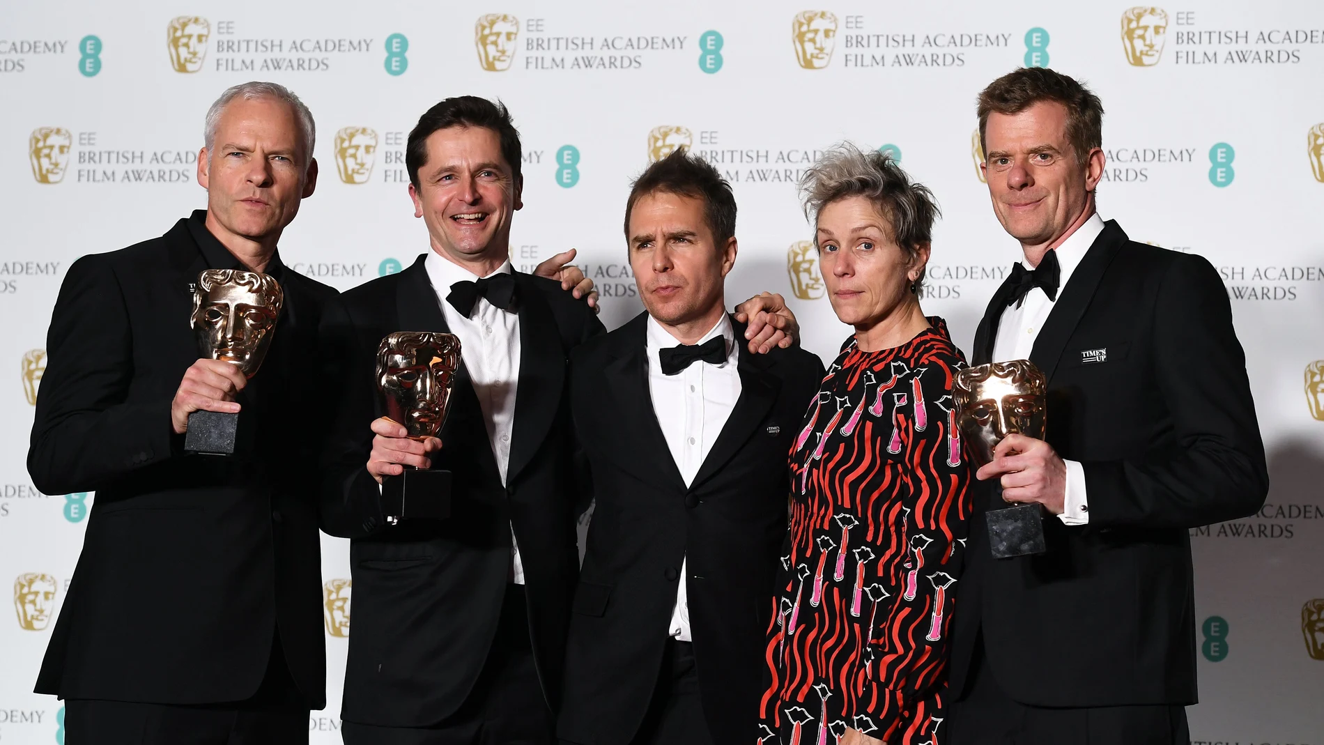 'Tres anuncios en las afueras' triunfa en los BAFTA 'Tres anuncios en las afueras' triunfa en los BAFTA