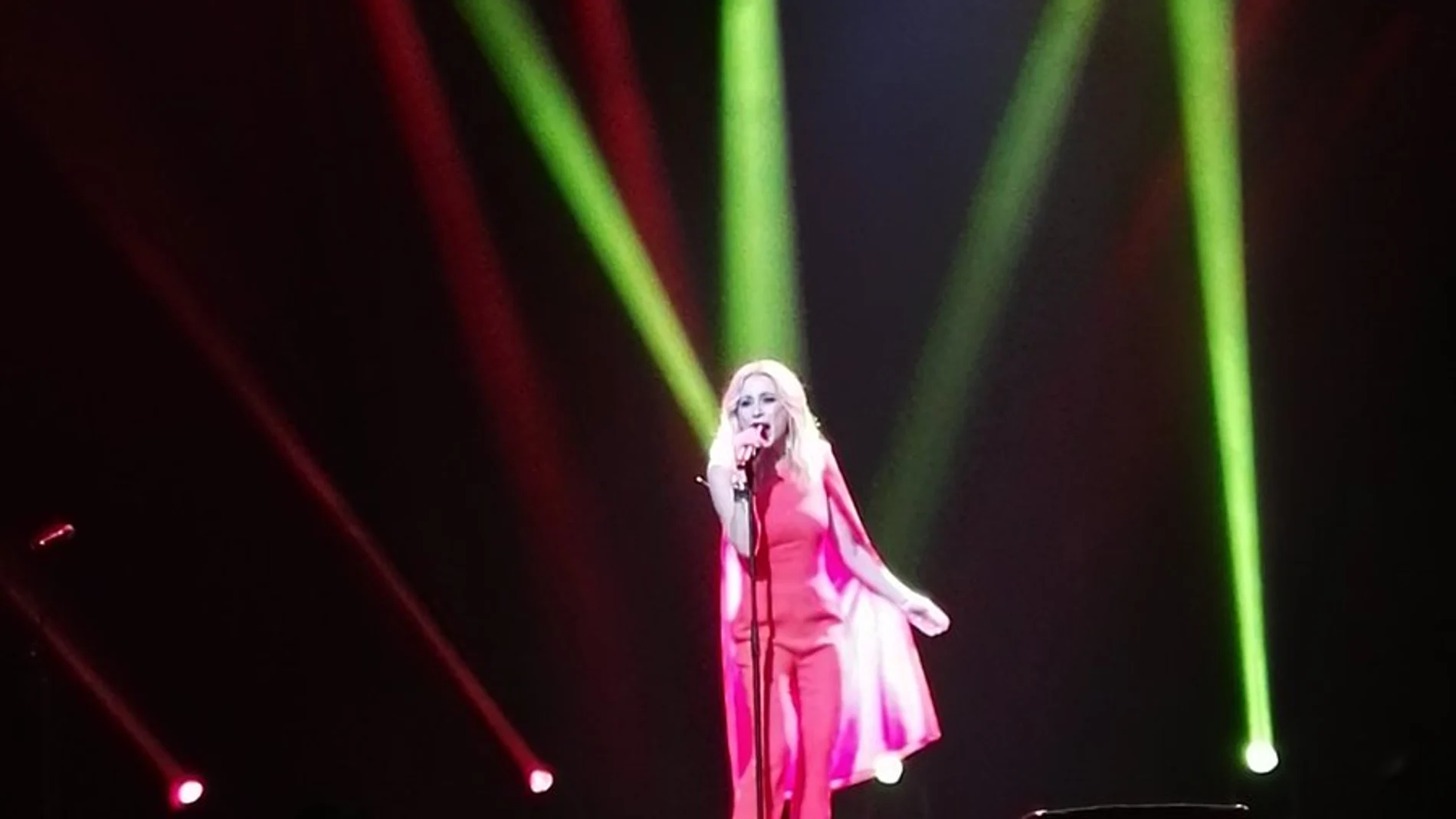 Marta Sánchez, durante su concierto en el Teatro de la Zarzuela Marta Sánchez, durante su concierto en el Teatro de la Zarzuela