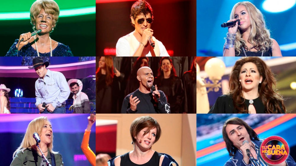 Ranking de la primera semifinal de la sexta edición de 'Tu cara me suena'