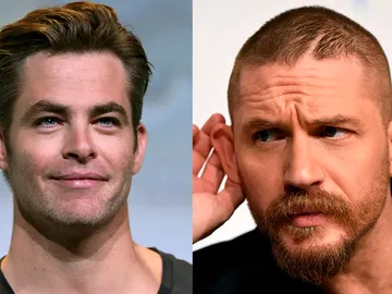 Chris Pine y Tom Hardy Chris Pine y Tom Hardy