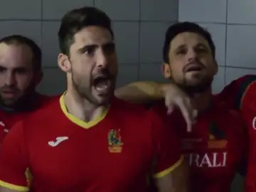 La victoria del España-Rumanía de rugby se empezó a gestar con esta brutal arenga: La victoria del España-Rumanía de rugby se empezó a gestar con esta brutal arenga: