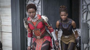 Lupita Nyong'o y Letitia Wright en 'Black Panther'