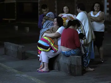Un grupo de afectados por el terremoto de México Un grupo de afectados por el terremoto de México