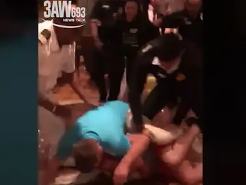 Pelea a bordo del crucero Pelea a bordo del crucero