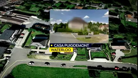 La casa de Puigdemont en Waterloo La casa de Puigdemont en Waterloo