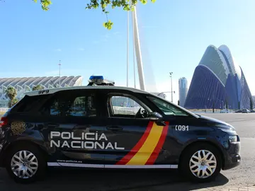 Coche de la Policía Nacional Coche de la Policía Nacional
