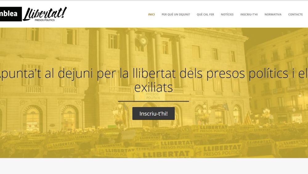 Web de la ANC para inscribirse