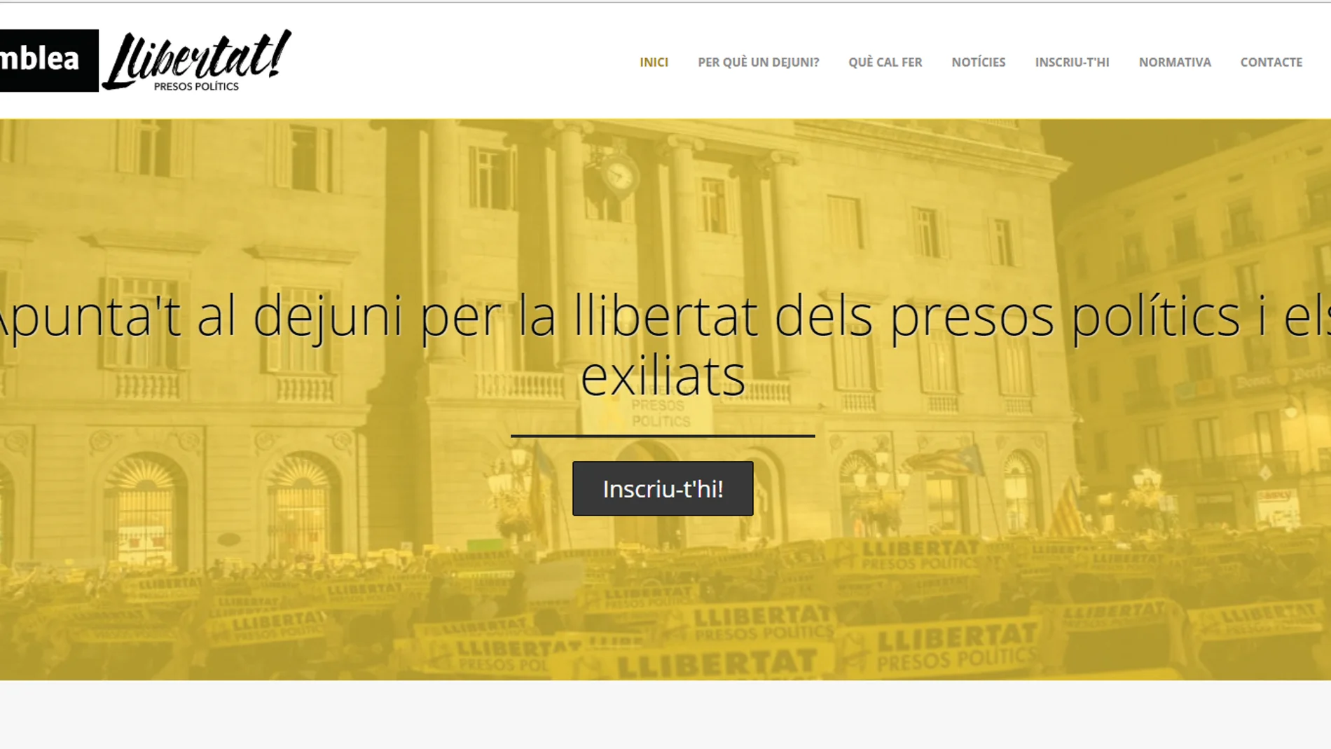 Web de la ANC para inscribirse Web de la ANC para inscribirse