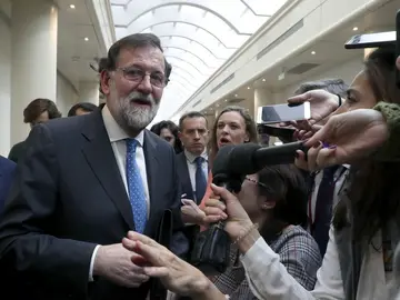 Mariano Rajoy en el Senado Mariano Rajoy en el Senado
